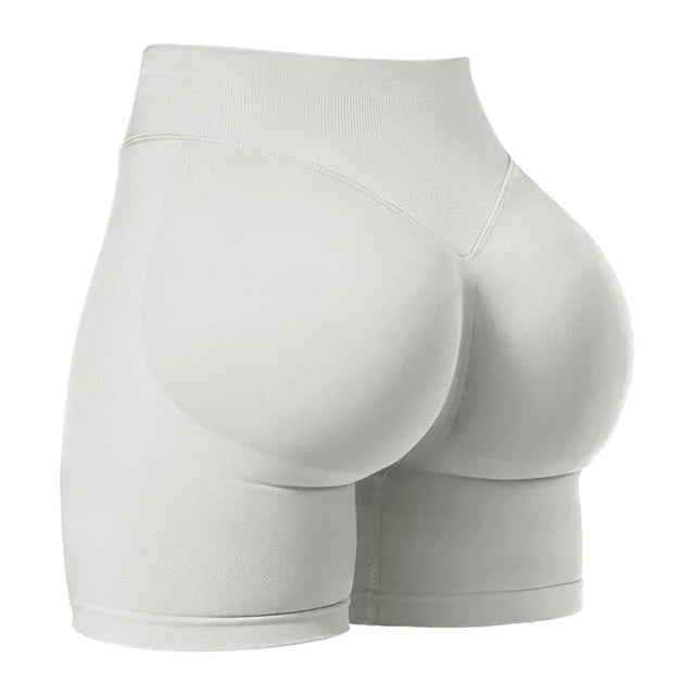 4.5''Shorts Seamless Low Ribbed Waistband Gym Shorts Scrunch Bum Yoga Shorts Booty High Stretch Running Bike Shorts Tahsi Fashion House