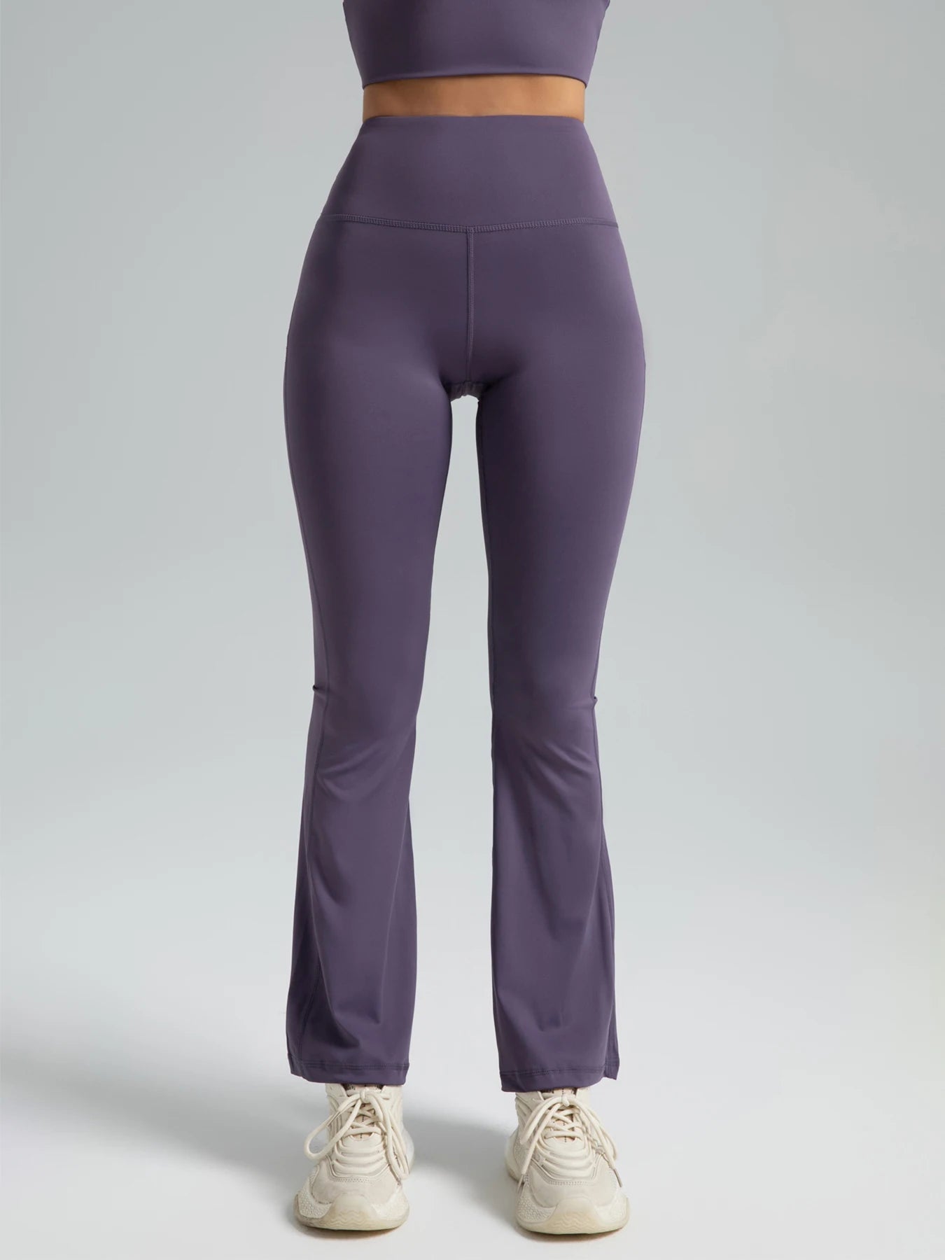 Women's High Waisted Bootcut Yoga Pants - Flared Leggings for Workout and Casual Wear - Comfortable and Stylish Activewear ATFH