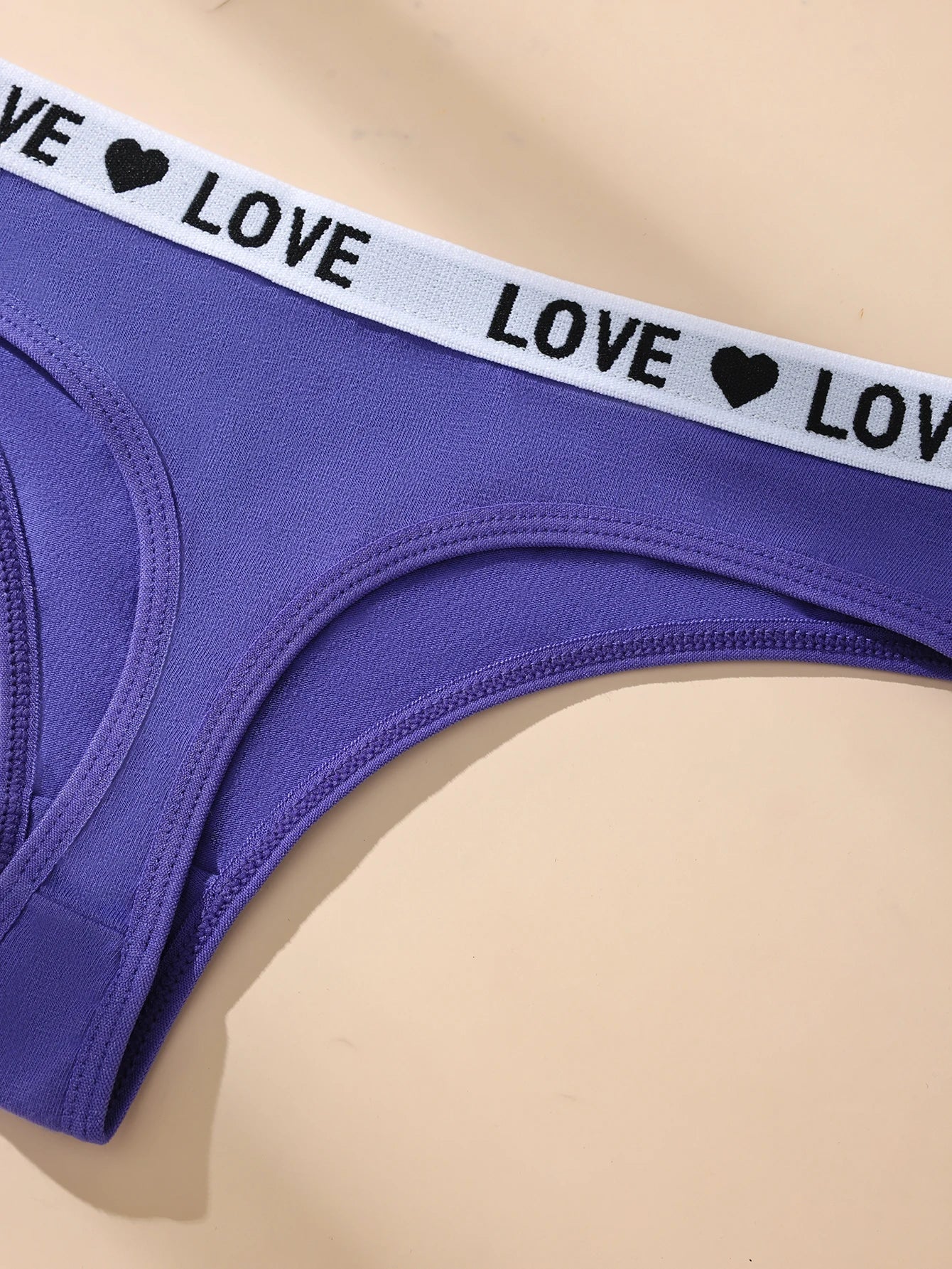 10Pcs Sexy Women Thongs Low Waist Panties Underwear Letter Girls Briefs Cotton G-String Breathable Ladies Panty Female Lingerie