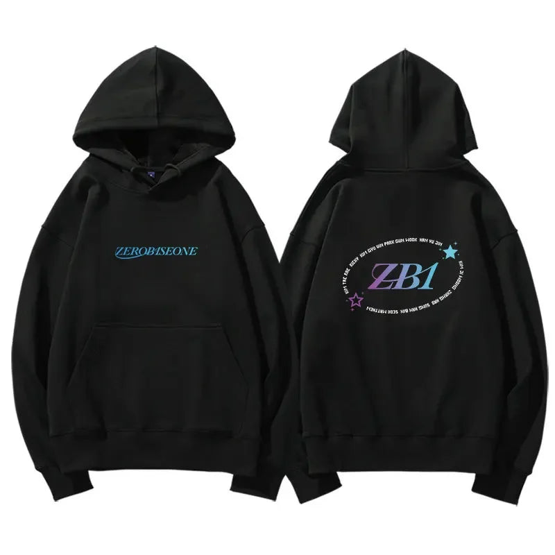 KPOP ZB1 ZEROBASEONE Ablum Oversized Women/Men Hoodie Sweatshirt ZHANG HAO SUNG HAN BIN RICKY MATTHEW HANYUJIN K-POP Clothes - ATFH