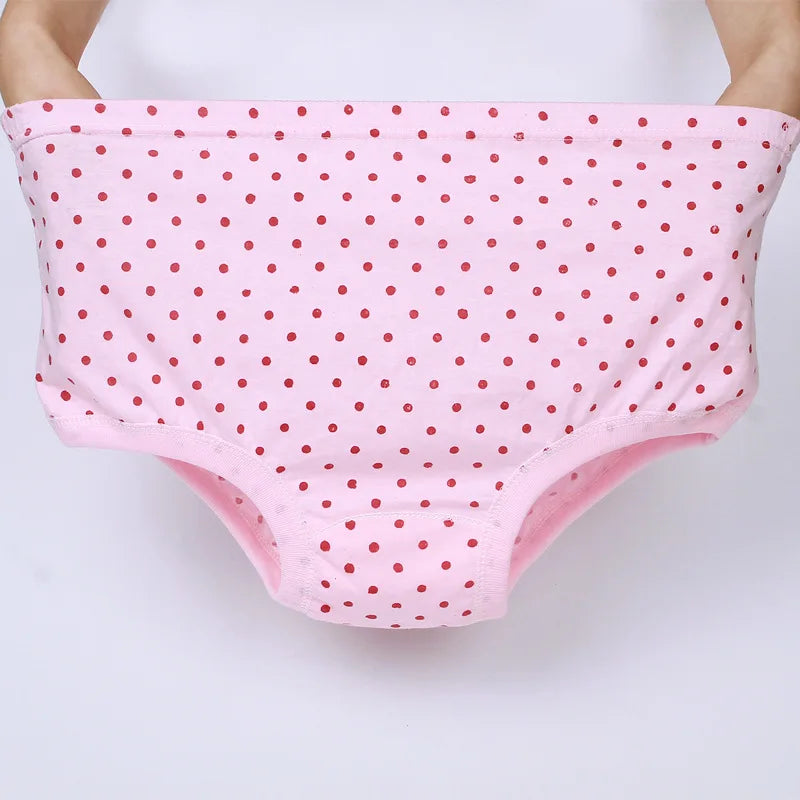 3pcs Pure Cotton Women Panties Large Size High Waist Underwear Briefs Mother Breathable Comfort Panty Plus Size Female Lingeries