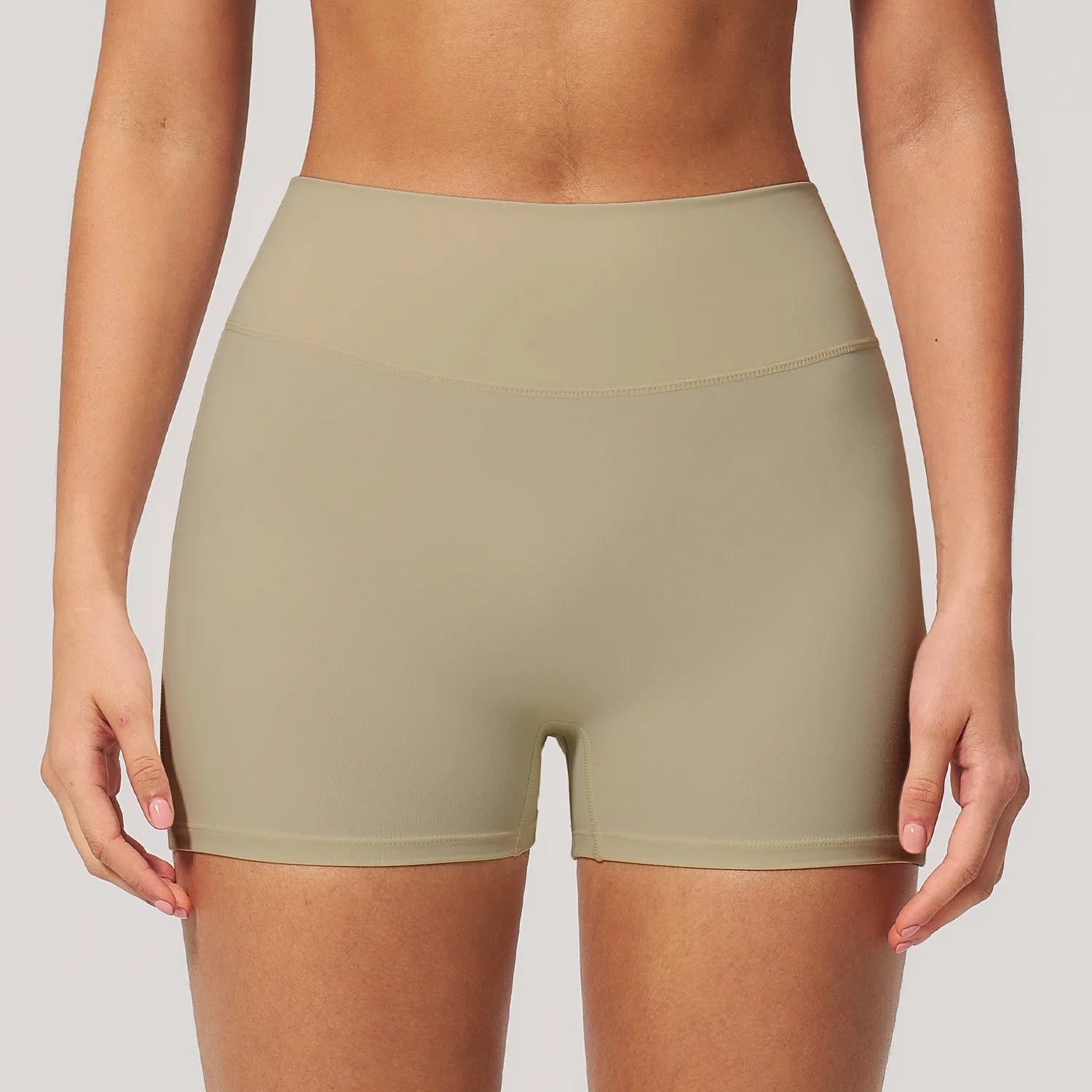 High Waist Yoga Shorts Women's Summer Breathable Sports Fitness Shorts Running Cycling Shorts Female Workout Gym Short Tights
