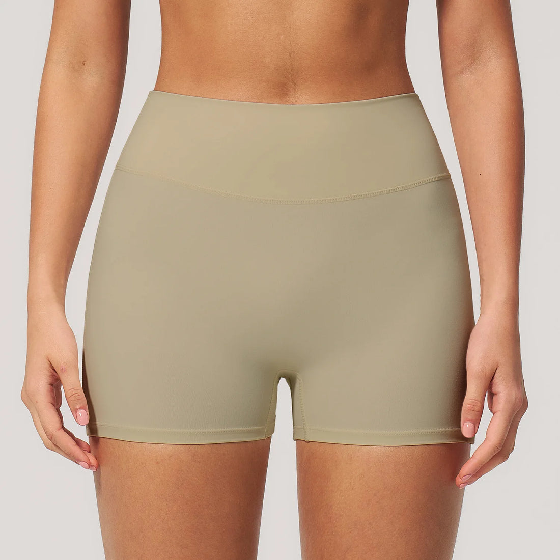High Waist Yoga Shorts Women's Summer Breathable Sports Fitness Shorts Running Cycling Shorts Female Workout Gym Short Tights
