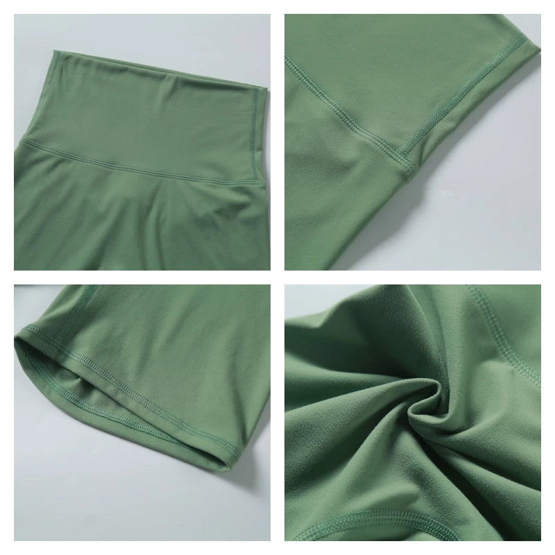 Hearuisavy Summer Soft Yoga Shorts Buttock Lift Gym Leggings Women High Waist Sports Shorts Women Running Workout Shorts Female Tahsi Fashion House