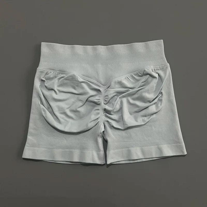 Women Gym Shorts Workout Scrunch Butt Seamless Leggings Seamless Yoga Leggings Bicycle Running Sportswear Fitness Sports Shorts Tahsi Fashion House