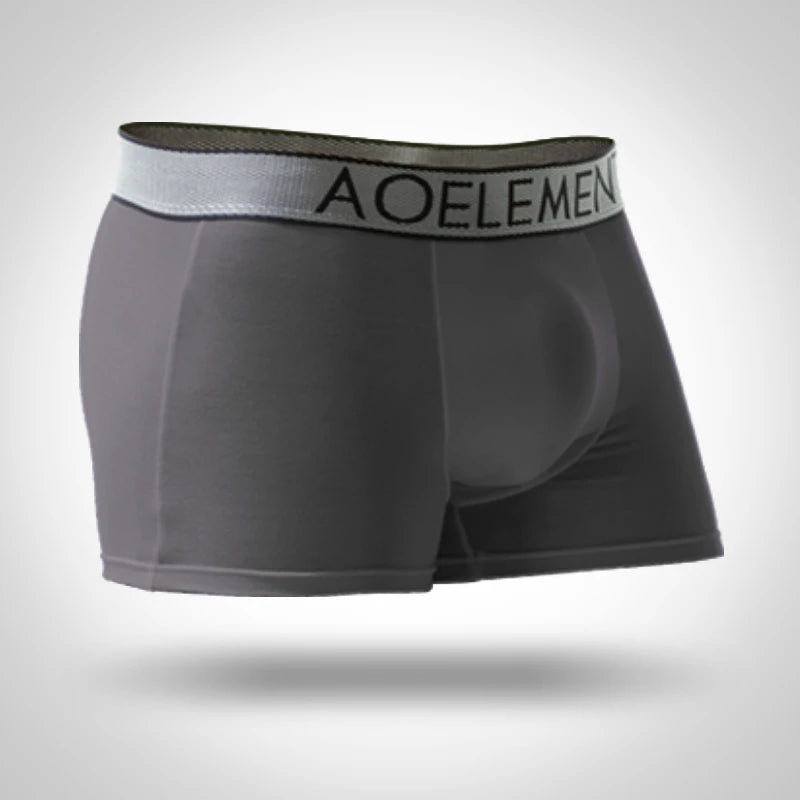 Men's Underwear U-Convex Anti-Movement Bullet Type Separated Spermatic Vein Boxer Briefs Varicose Scrotum Support Bag