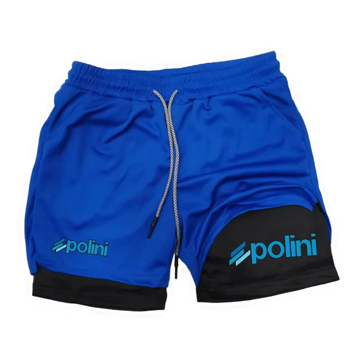 2026 Men's Running Shorts 2-in-1 Double Layer Sports Shorts Sportswear Gym Fitness Shorts Training Jogging Shorts