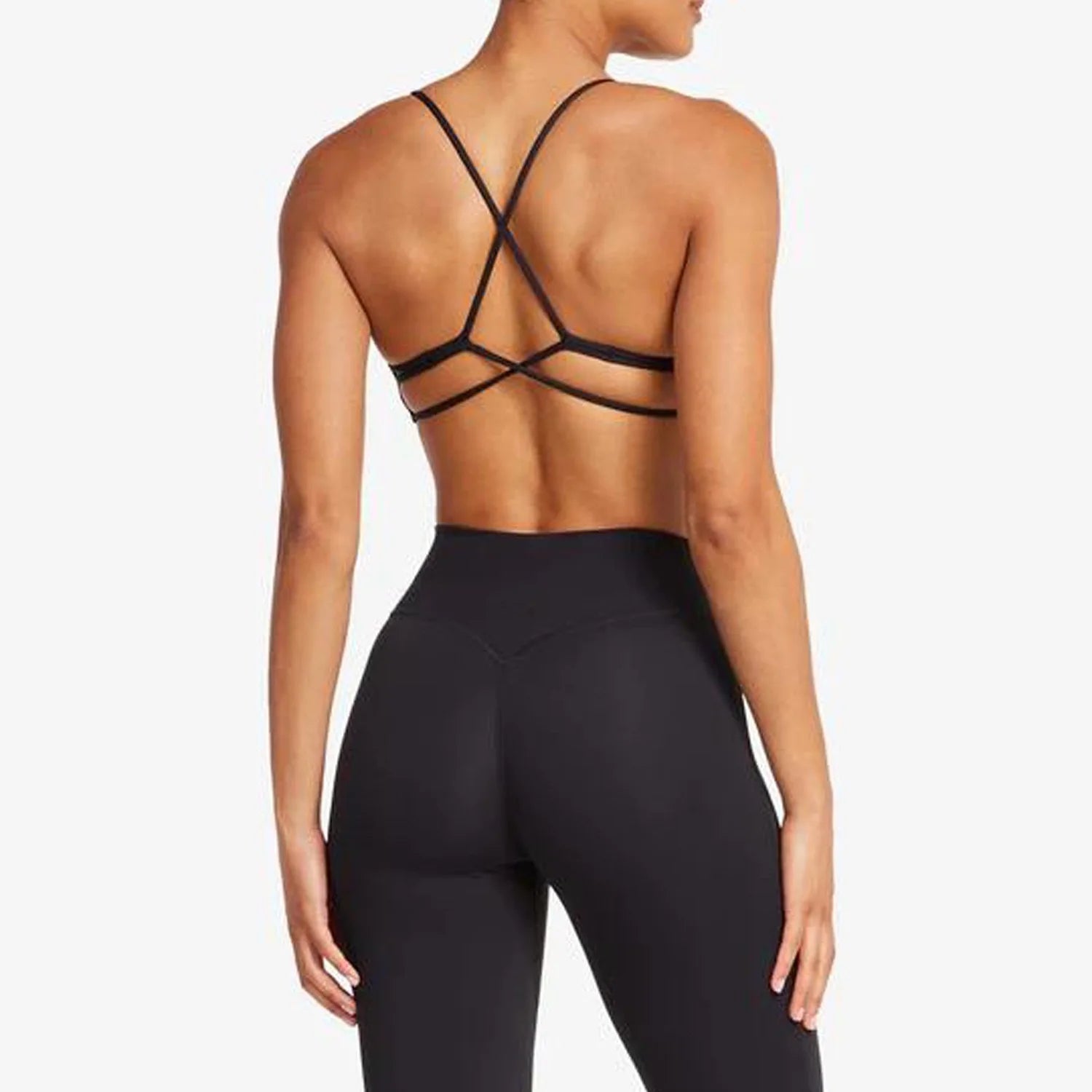 OR280 New Low Intensity Fitness Training Set Women Quick Drying Beautiful Back Yoga Outdoor Running Shorts/Legging 2 Pcs Set - ATFH