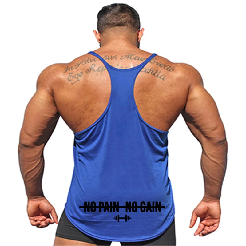 Men Sexy Loose Stringer Singlet Summer sleeveless Cotton Sport Casual Workout Tank Top Fitness Training breathable Bodybuilding