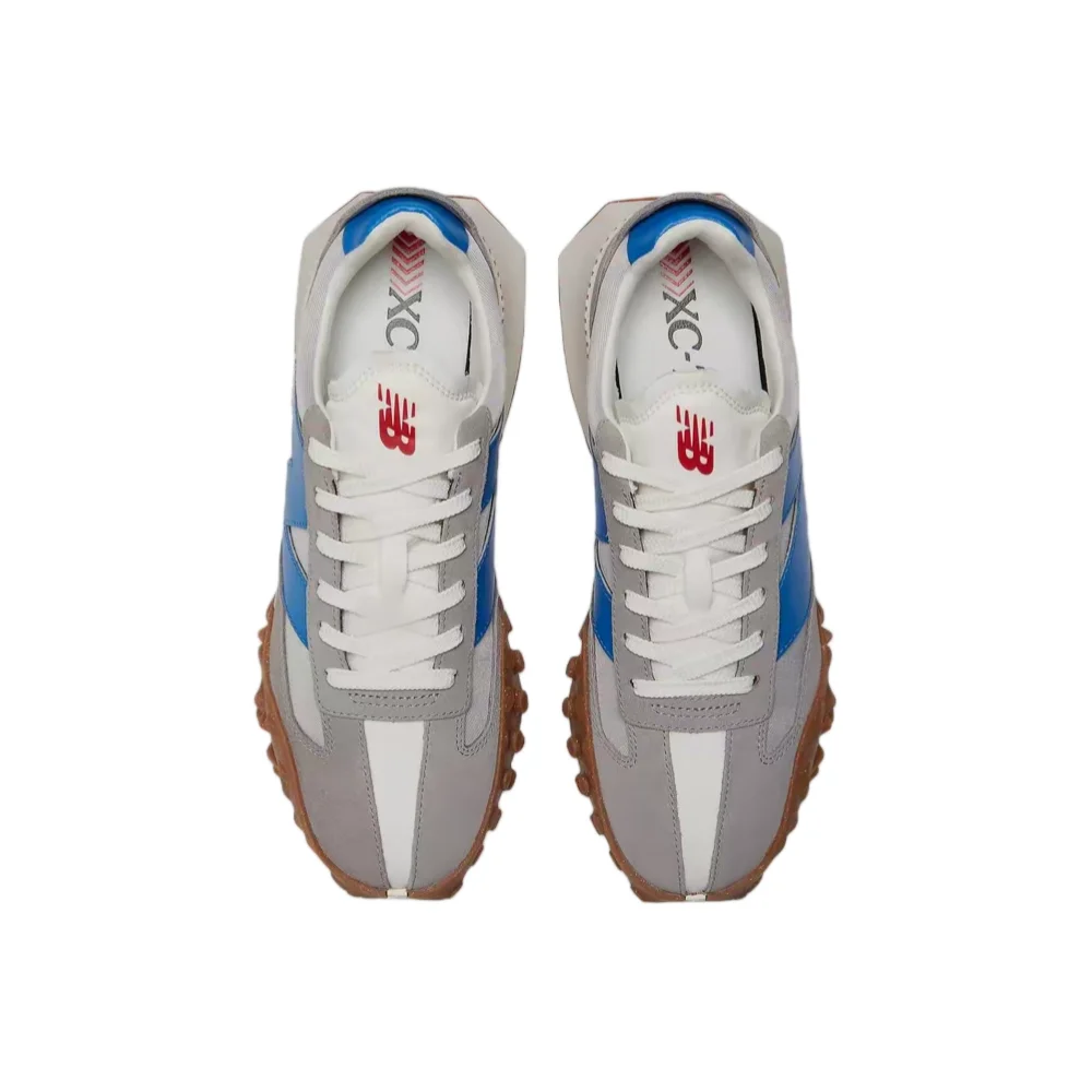 New Balance XC-72 Unisex Low-Top Sprint Running Shoes – Gray/Blue, Fabric/Leather, Durable Rubber Sole & Comfortable UXC72VD