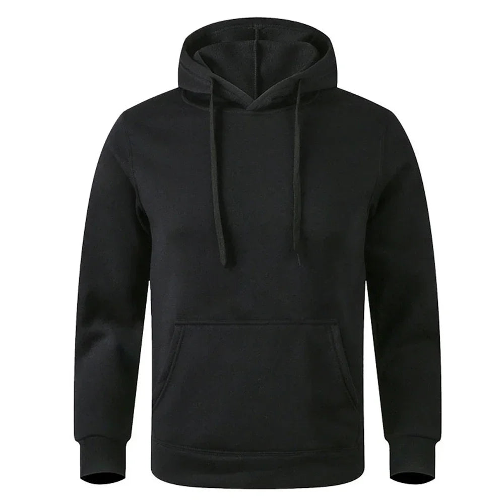 2025 Men's Casual Hoodies Women's Fleece Warm Hoodies Spring Autumn Pullovers Fashion Black Multiple Colour Oversized Sweatshirt - ATFH