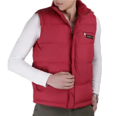 2021 Bestseller Winter Mens Cotton Vest Coats  Mandarin Collar Men Warm Windbreak Casual Waistcoat Plus Size XL-5XL 4 Color ATFH