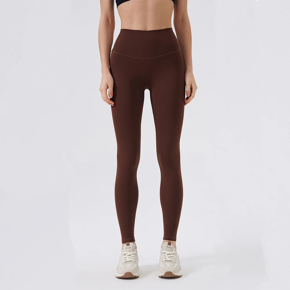 Women Back Waist Pocket High Waist Yoga Legging Women Sport Cropped Pants Butter Athletic Gym Comprehensive Training Jog - ATFH