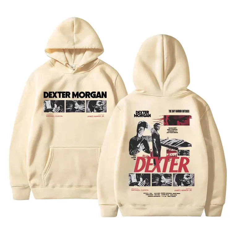 New TV Program Dexter Morgan Bay Harbour Butcher Men's Autumn Winter Casual Fashion Retro Loose Warm Trendy Sportswear - ATFH