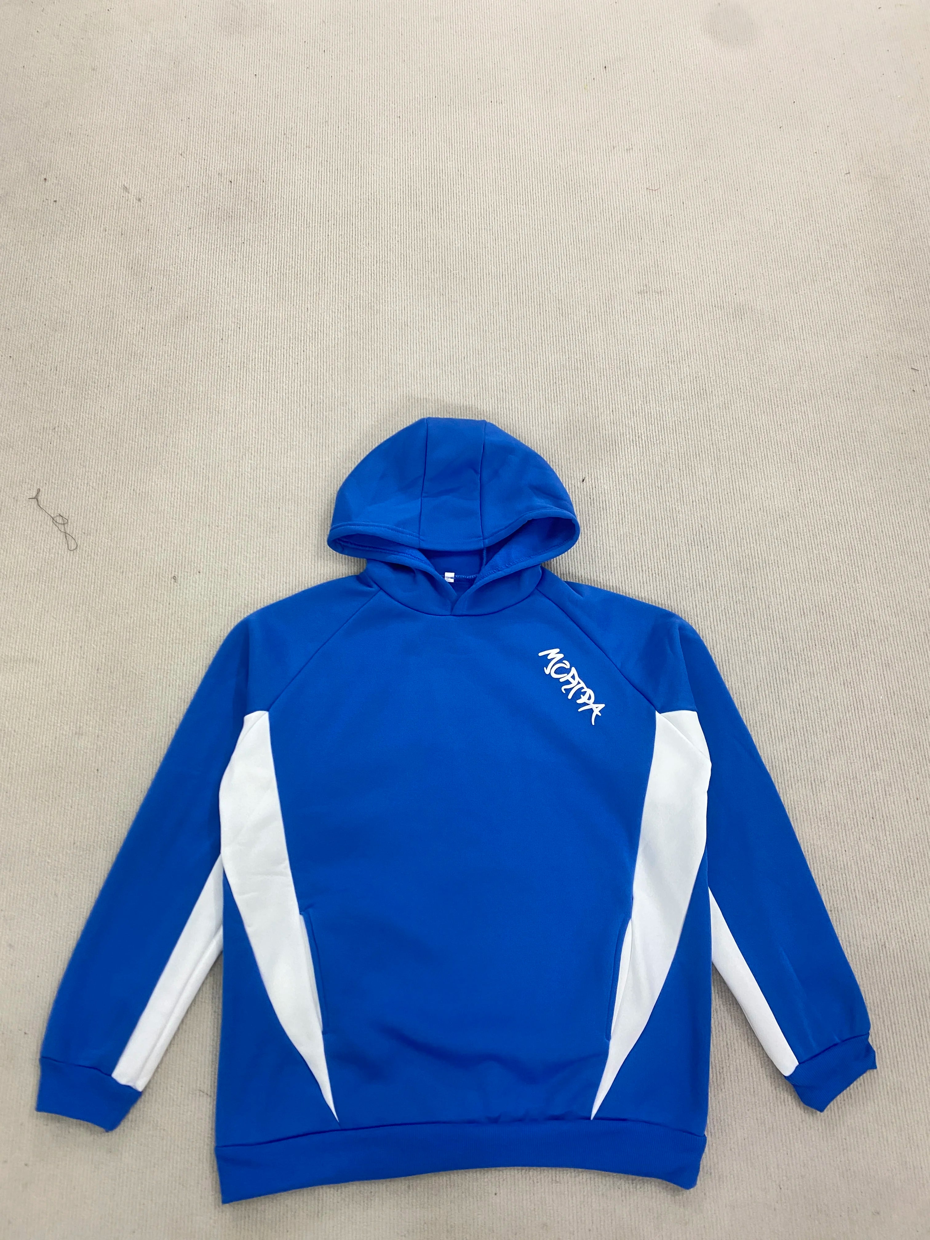 Autumn and winter new trendy men's and women's high street Japanese casual sports letter hooded sweatshirt and pants set ATFH