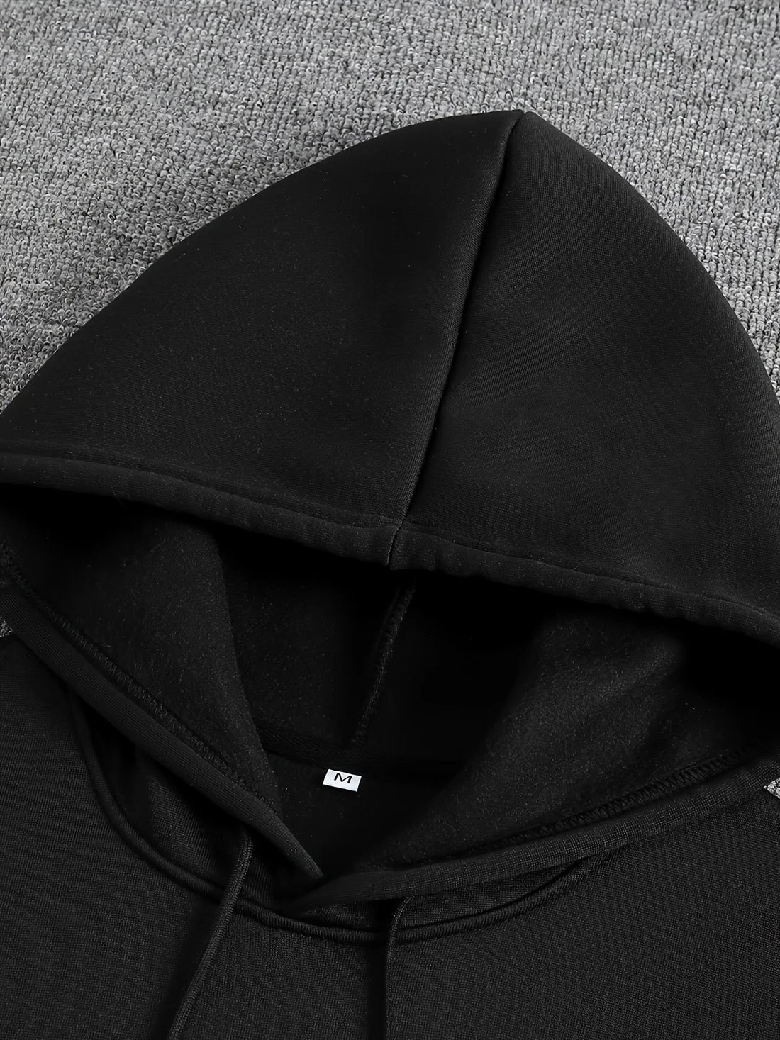 Men's With Love Cursive Text Graphic Hoodie Sweatshirt Oversized Streetwear Pullover Casual Autumn Winter Hooded Top