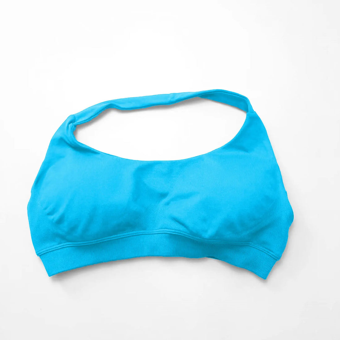 NCLAGEN Impact Sports Bra Women Seamless Halter Top High Support Push-up Open Back Gym wear Fitness Yoga Workout underwear - ATFH