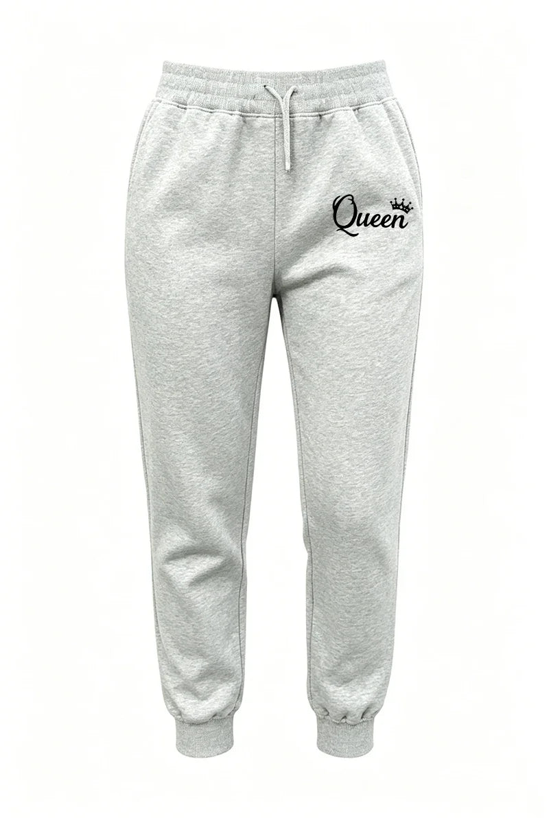 Queen Printing Autumn Winter Women's Outfits Casual Hooded Sweatshirts Outdoors Sports Jogging Clothes 2026 Single Hoodie Pants