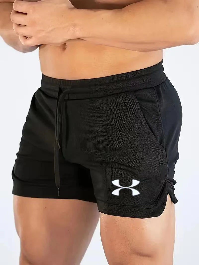 Summer new fitness shorts men's daily mesh breathable fitness shorts running shorts men's jogging sportswear