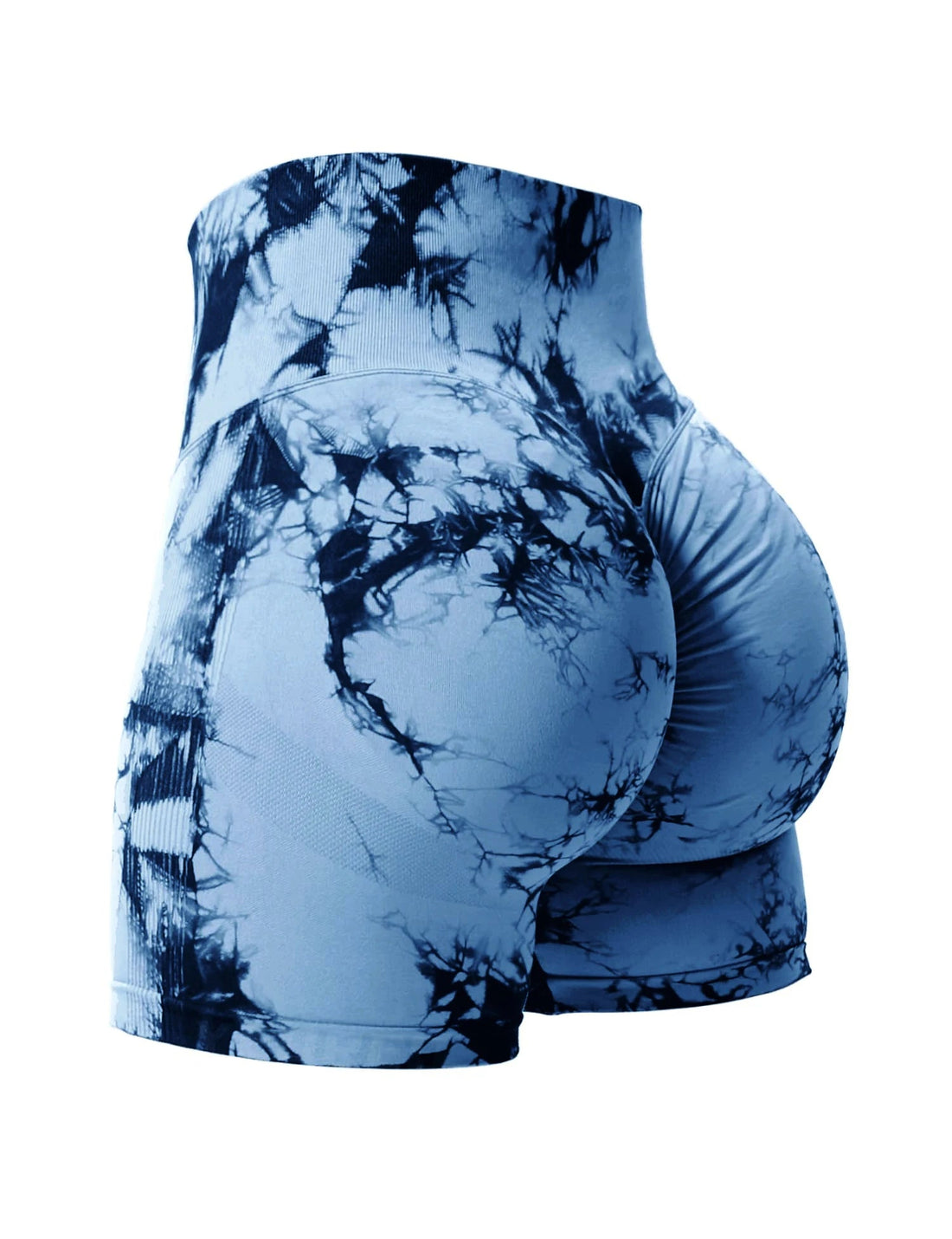 Butt Lifting Tie Dye Summer Shorts Woman High Waist Stretch Sport Shorts Outdoors Summer Outdoors Shorts Woman Tahsi Fashion House