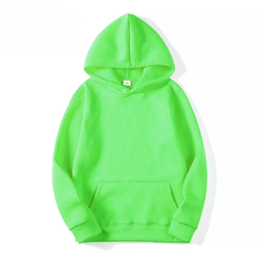 2025 Men's Solid Color Hooded Sweaters Men's Warm Wool Sweater Fashionable Street Clothing Loose  Breathable Jersey Brand Hooded - ATFH