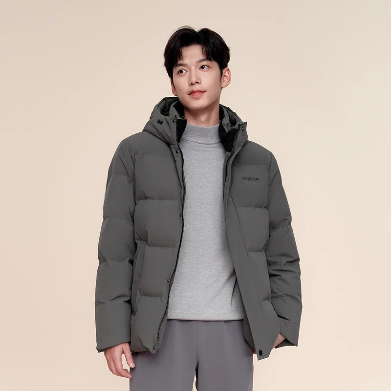 BOSIDENG 90% down jacket for men Winter Jacket Duck Down Jacket thicken warm outwear Puffer Jacket Hooded jacket plus Big size