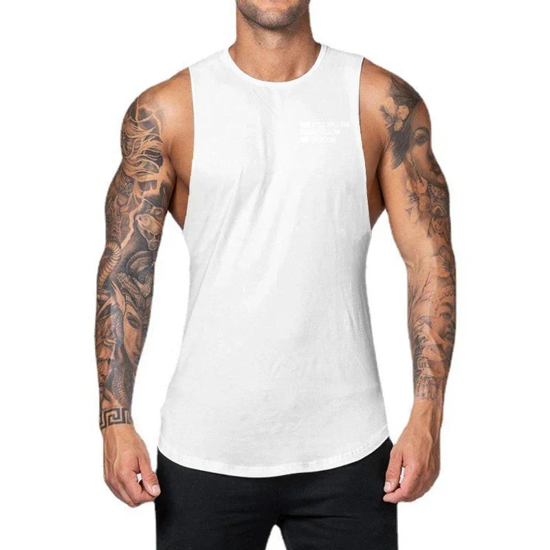 Mens Workout Muscle Cool Tank Top Clothing Stringer Comfortable Gym Sporting Fashion Fitness Vest Sleeveless Korean Singlets