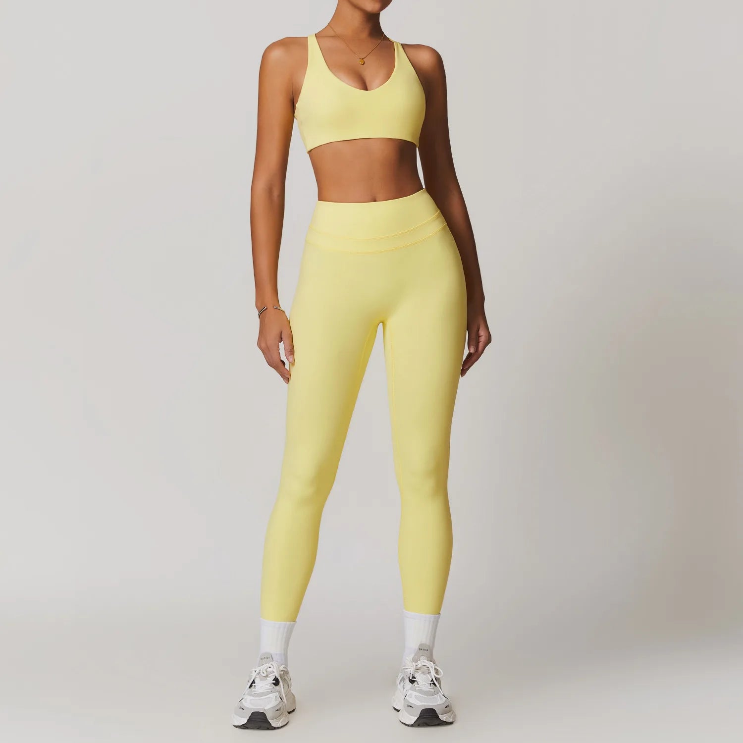 SWELTERING 2 Pieces Sportswear Women Yoga Set Gym Clothes Sportswear Yoga Suits Fitness Set Tracksuits Sports Bra Gym Leggings - ATFH