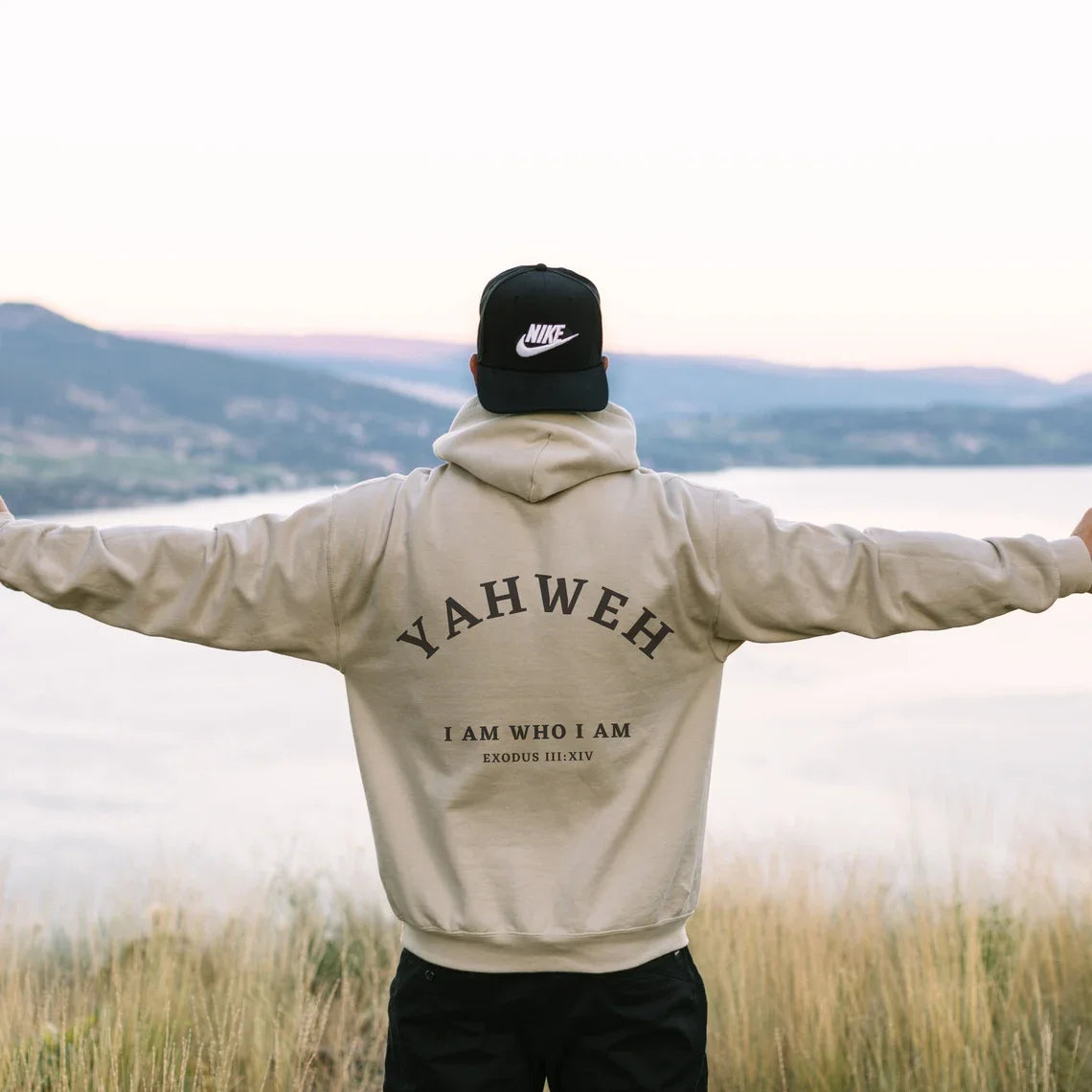 Men's Christian YAHWEH Hoodies Jesus Hombre Fashion Popular Streetwear Letter Slogan Printed Women Unisex Hooded Sweatshirts - ATFH