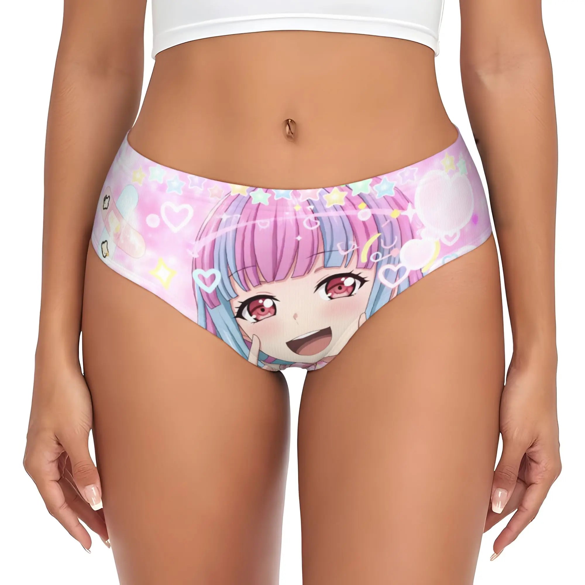 Super Sonico Anime Kawaii Girl Brief Panties Women Comfort Stretch  Underwear