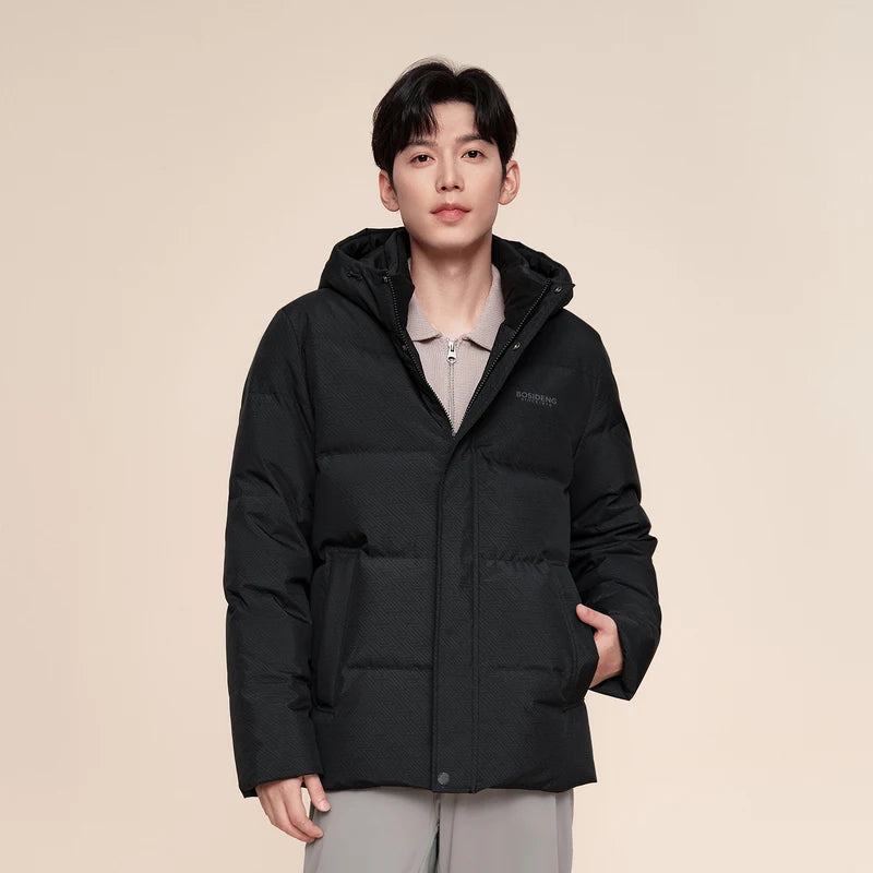 BOSIDENG 90% down jacket for men Winter Jacket Duck Down Jacket thicken warm outwear Puffer Jacket Hooded jacket plus Big size