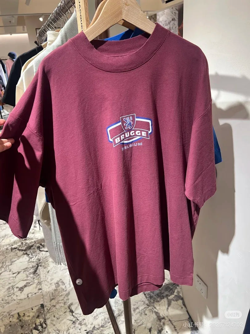 2026 VT NERD Embroidery Women Men T shirts tees Oversized Men Casual Cotton T shirt Summer Style ATFH