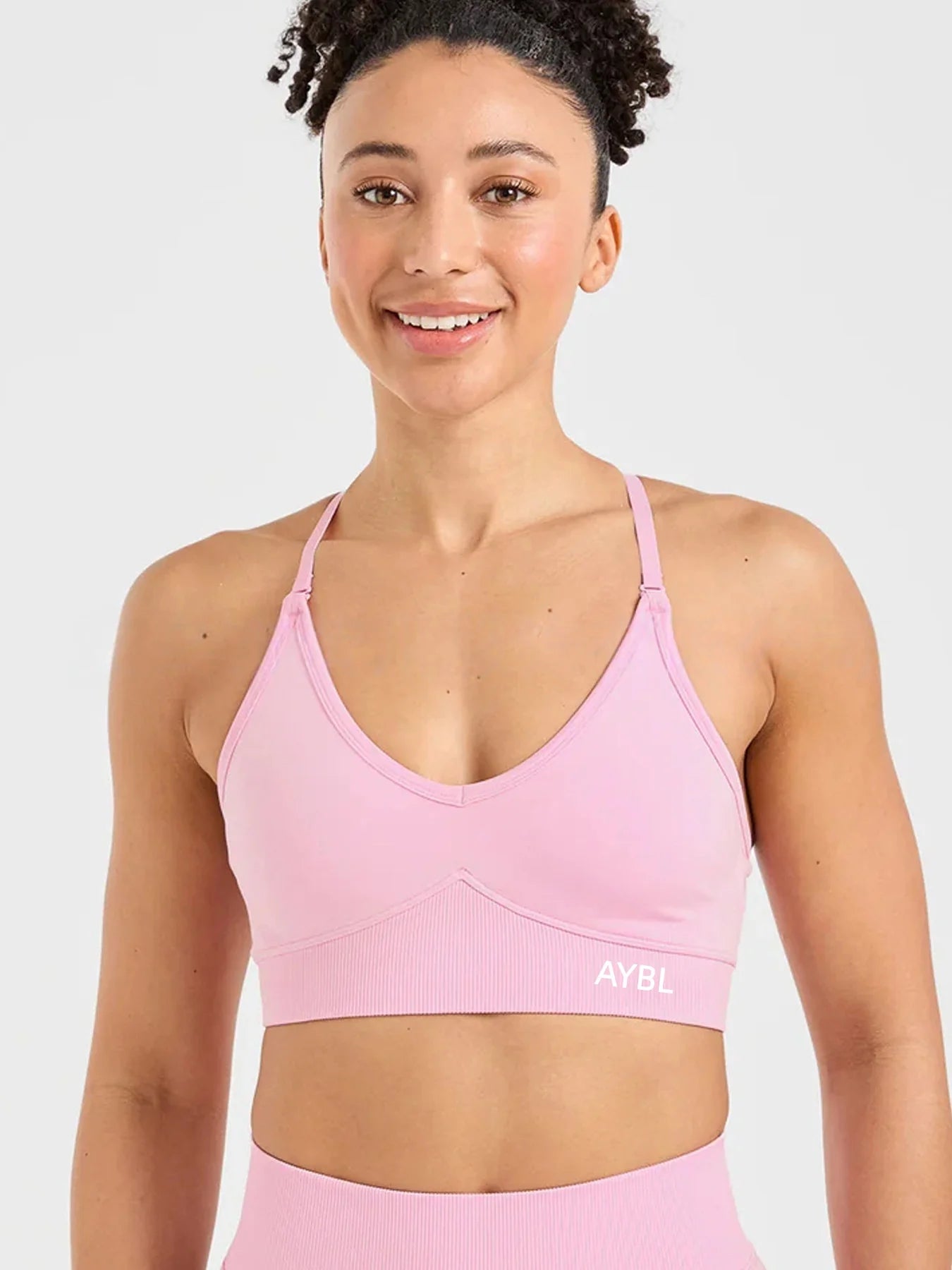 2 Pcs Impact Shorts Women Seamless Sports Yoga Pants Gym Clothes Fitness Workout Adapt Seamless Strappy Sports Bras Set Tahsi Fashion House