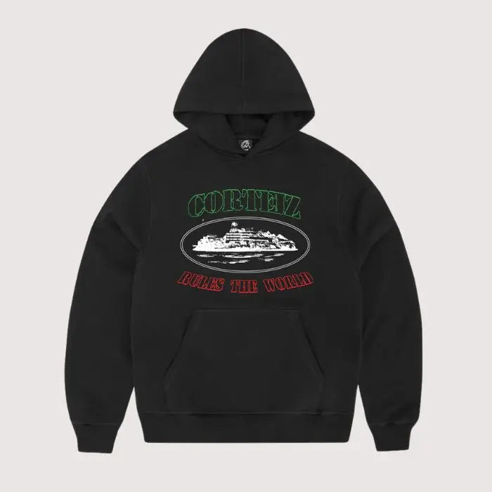 Men Women Streetwear Hoodie Vintage Island Graphic Print Hooded Sweatshirt Loose Oversized Pullover Hip Hop Street Casual Tops