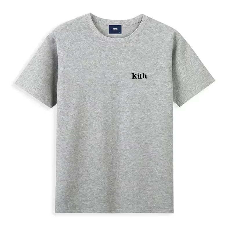Hot sales Men Women Pure Cotton Embroidery T-Shirt Short Sleeve Tees Simple Solid Fashion Brand Exports Japan style ATFH