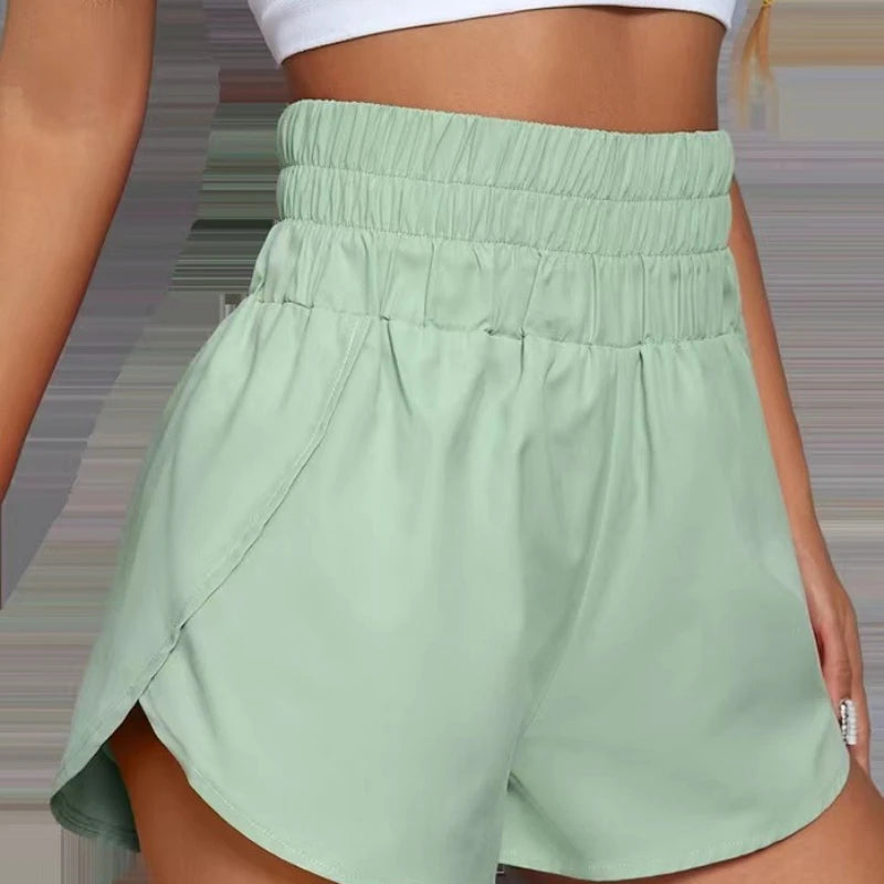 Yoga Shorts Women Fitness Elastic Running Workout Short Leggings For Ladies Gym Sport Shorts Fitness Sportwear Tahsi Fashion House