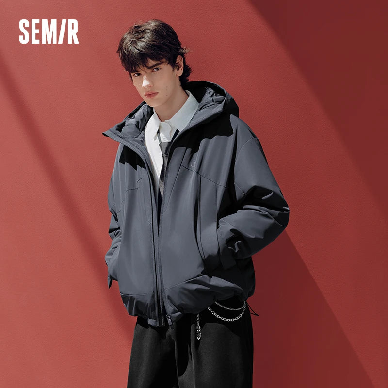 Semir Men Down Jacket 2026 New Winter Daily Wear Urban Casual Style Cold Weather Layering Everyday Wardrobe Comfort Fit