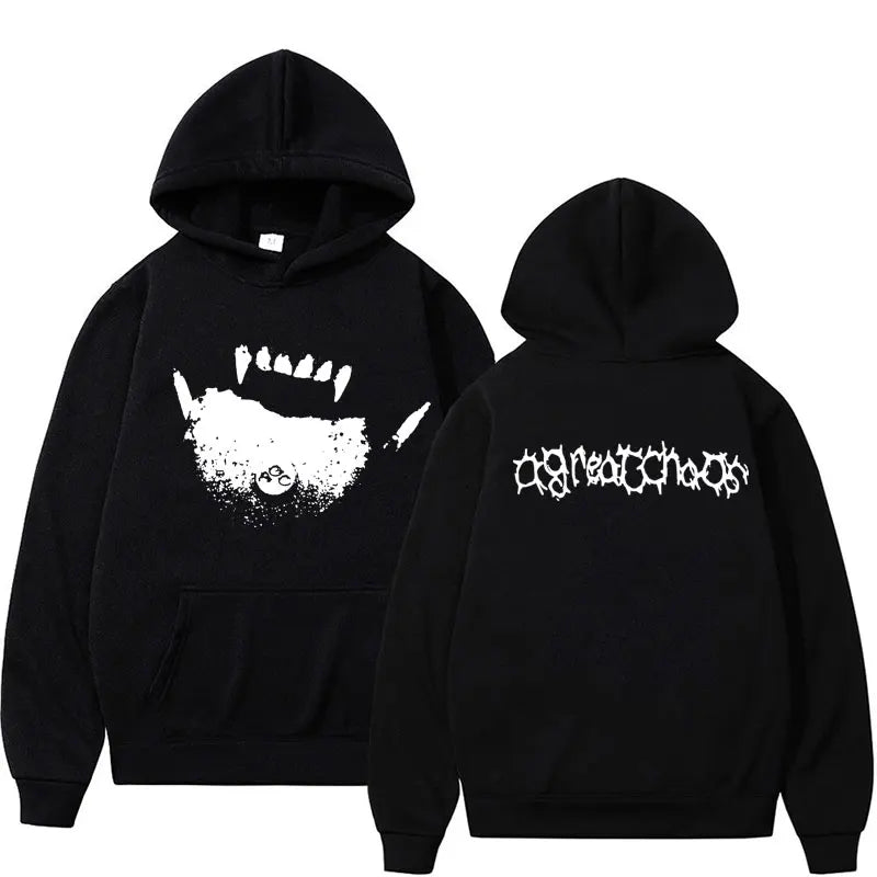Ken Carson AGC Actual Hate Teen X Vamp Hoodie A Great Chaos Opium Merch Hoodies Men Women Harajuku Fashion Trend Y2K Sweatshirts - ATFH