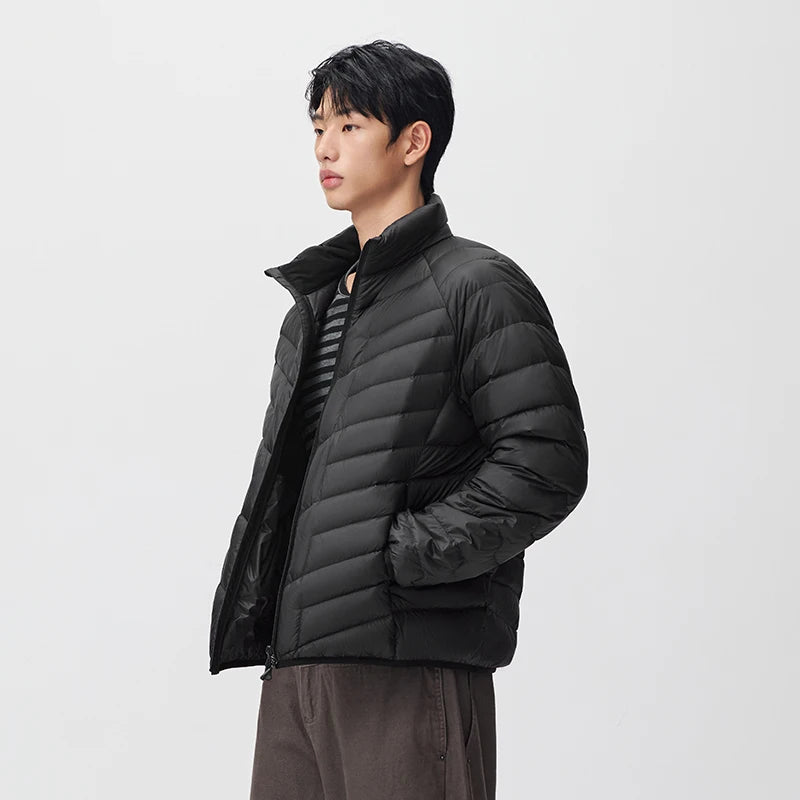 Semir Men Down Jacket Modern Style Quilted Water Repellent Raglan Sleeve 2026 New Winter Daily Wear Urban Casual Style