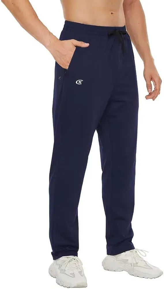 Men Sweatpants Running Sport Pants Drawstring Lightweight Solid Joggers Sport Streetwear Casual Breathable Trousers Tracksuit