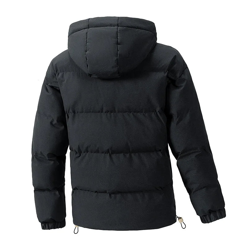 2025 Men's winter coat men high quality fashion Warm hooded Jacket Casual thicken Parkas Male winter coat Male full size M-5XL