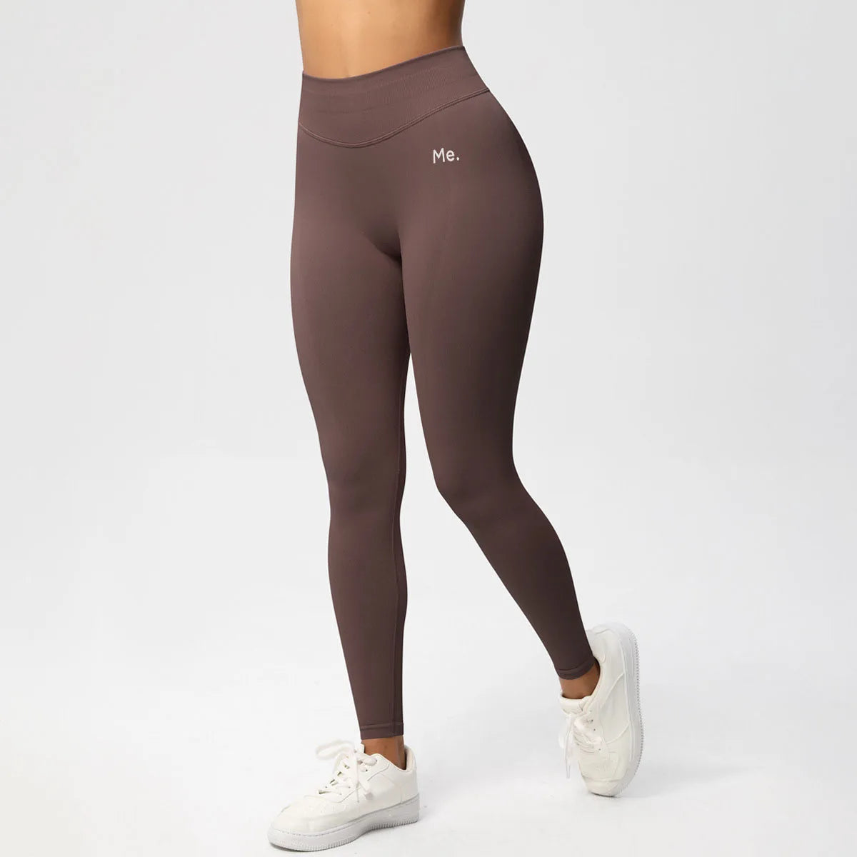 BetterMe New High Waist Solid Leggings Women Seamless Fitness Yoga Elastic Leggings Push Up Butt Knit Fashion Gym Workout Pants - ATFH