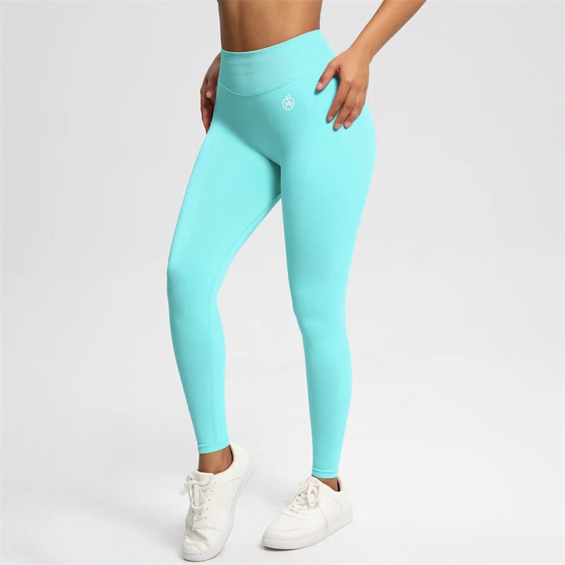 Women BUM Shaping Leggings Seamless Sport Yoga Pants Leggings Sport Hip Lifting Yoga Gym Running Quick Dry Pants Scrunch Butt - ATFH