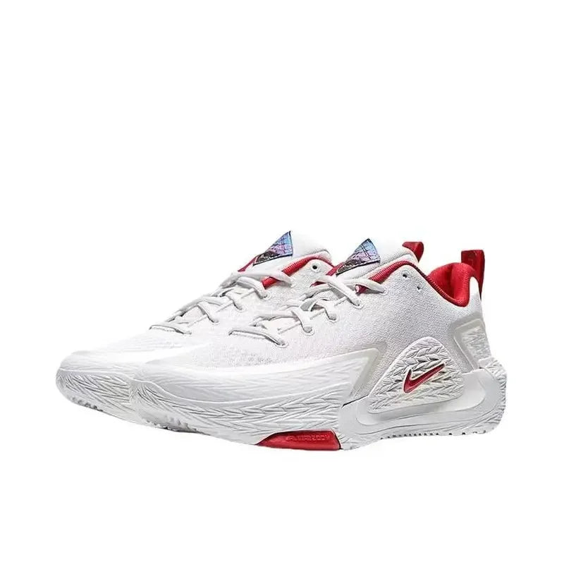 Nike S.T. GLOW EP Versatile Comfortable Cushioned Low-Top Basketball Shoes Men’s Sports Shoes White and Red IQ1129-061