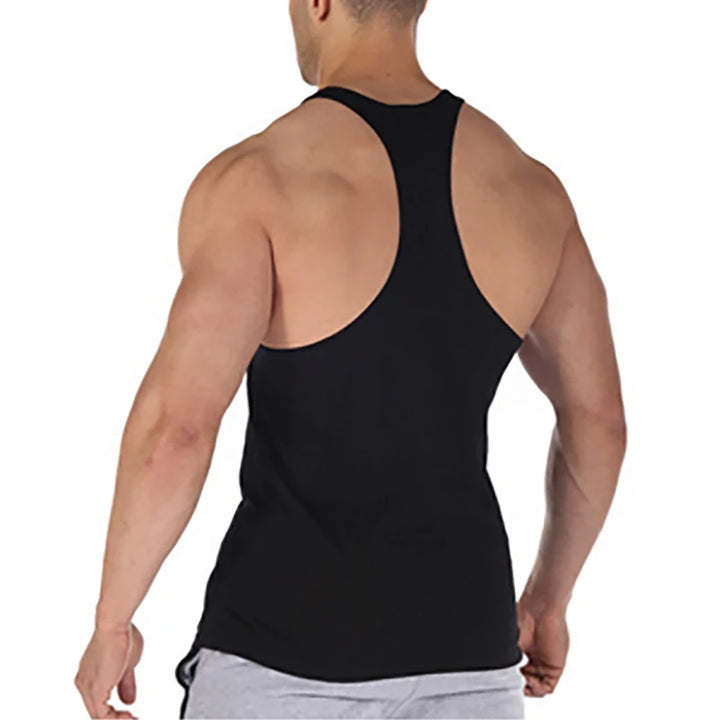 Men's Summer Breathable Gym Clothing for Men Cotton Running Vests Fitness Tank Tops Loose Workout Stringer Sleeveless Shirt