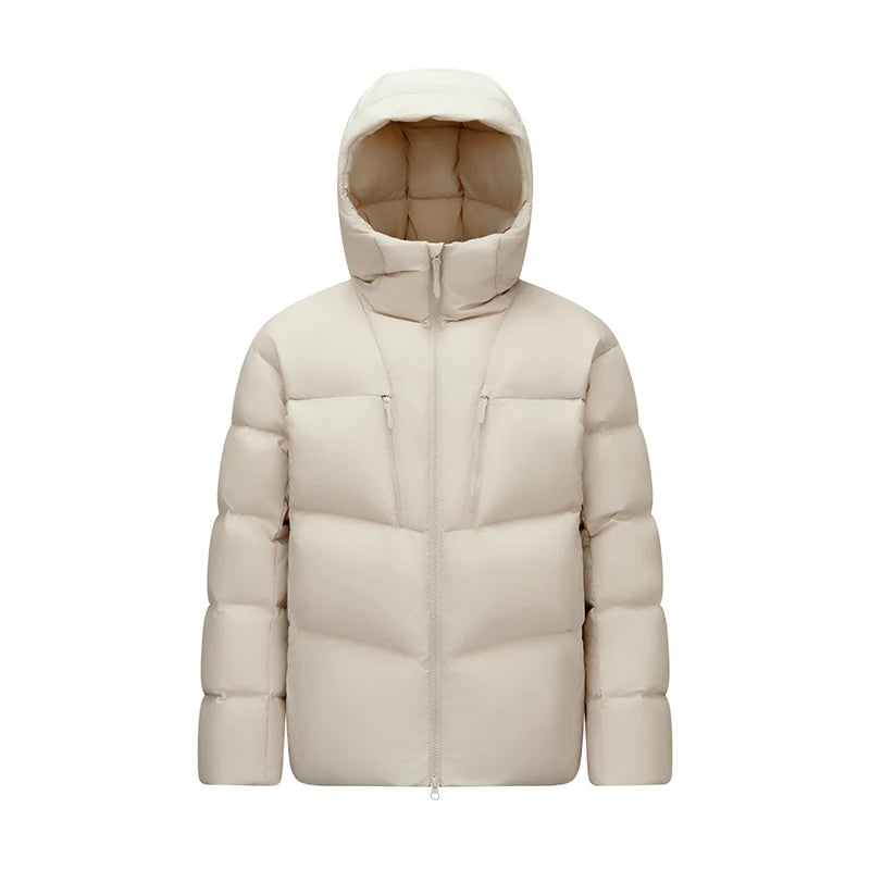 Semir Men Down Jacket Lightweight Build 90 Percent Down Fill Hooded Design Loose Fit Outdoor Style 2026 Winter Cold Weather