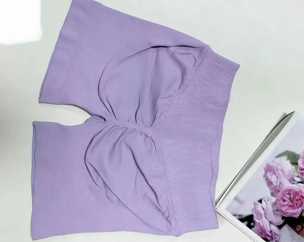 High Waist Seamless Yoga Shorts For Women - Highly Elastic, Butt Lifting, Suitable For Running, Fitness And Outdoor short