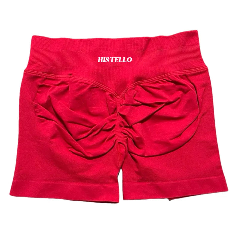 HISTELLO Sports Shorts Df Substitute High Waist Women Yoga Workout Short Seamless Leggings Stretch Fitness Running Gym Shorts Tahsi Fashion House