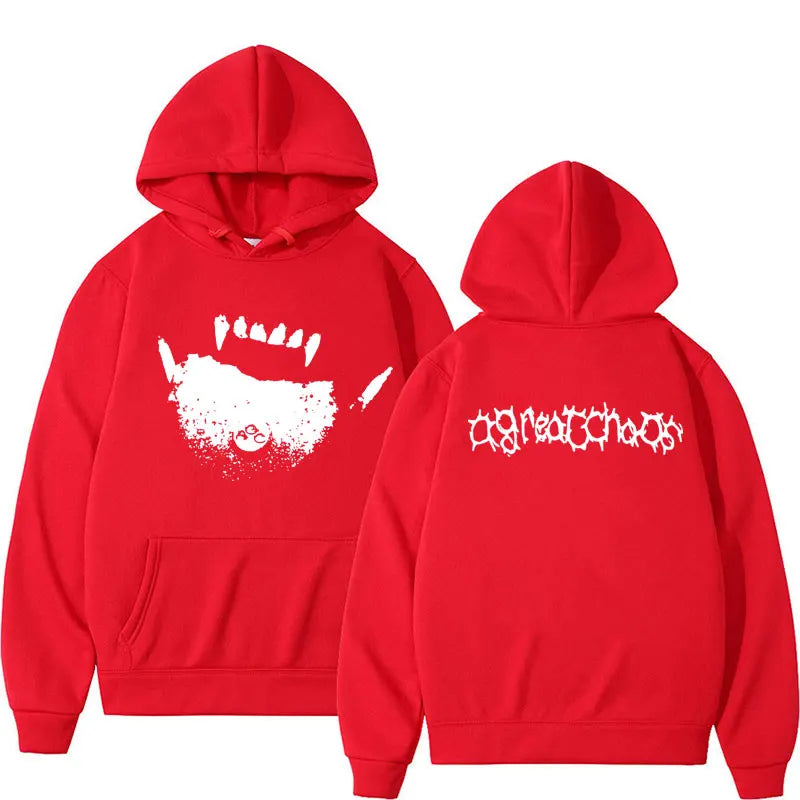 Ken Carson AGC Actual Hate Teen X Vamp Hoodie A Great Chaos Opium Merch Hoodies Men Women Harajuku Fashion Trend Y2K Sweatshirts - ATFH