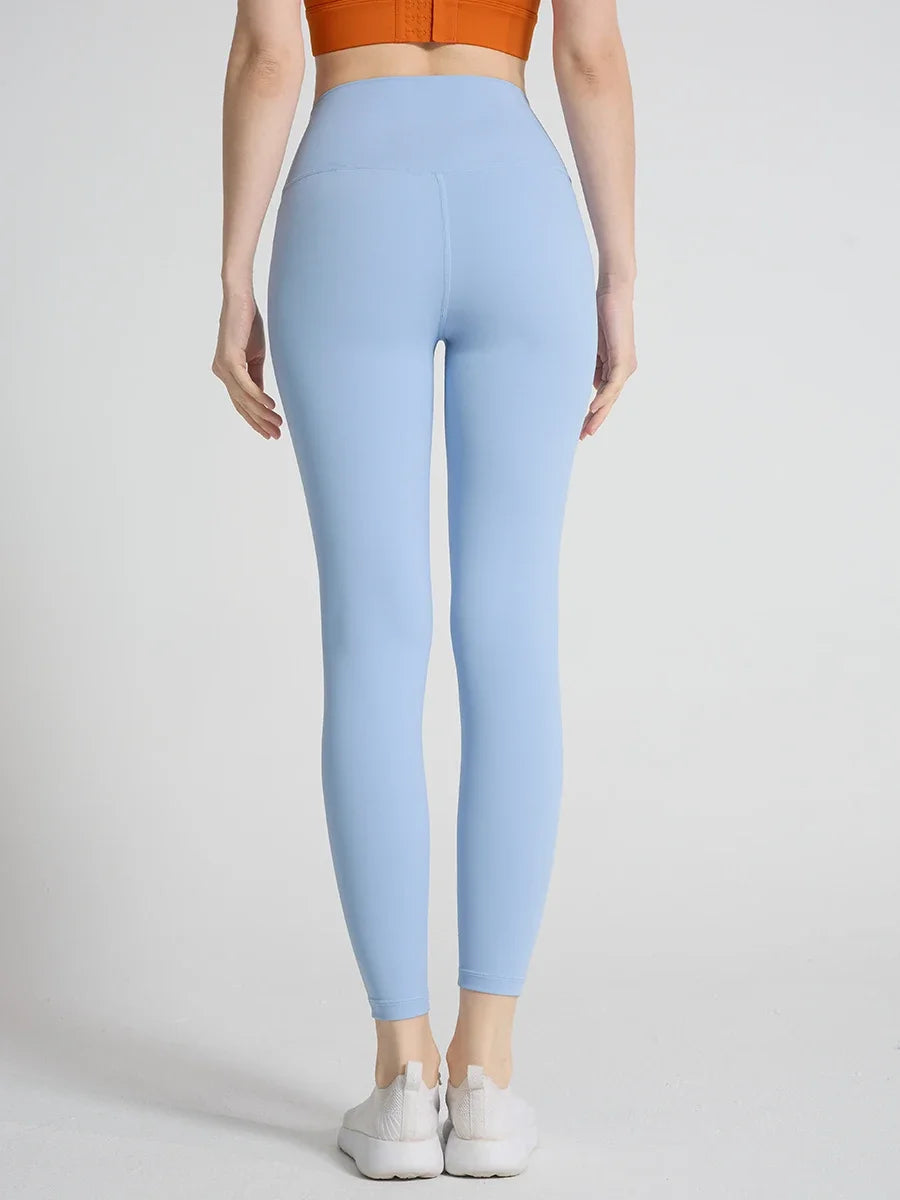 Women's High Waist Yoga Leggings Dopamine Color Series High Elasticity Hips Lifting Comfortable Indoor Outdoor Running Yoga Pant ATFH